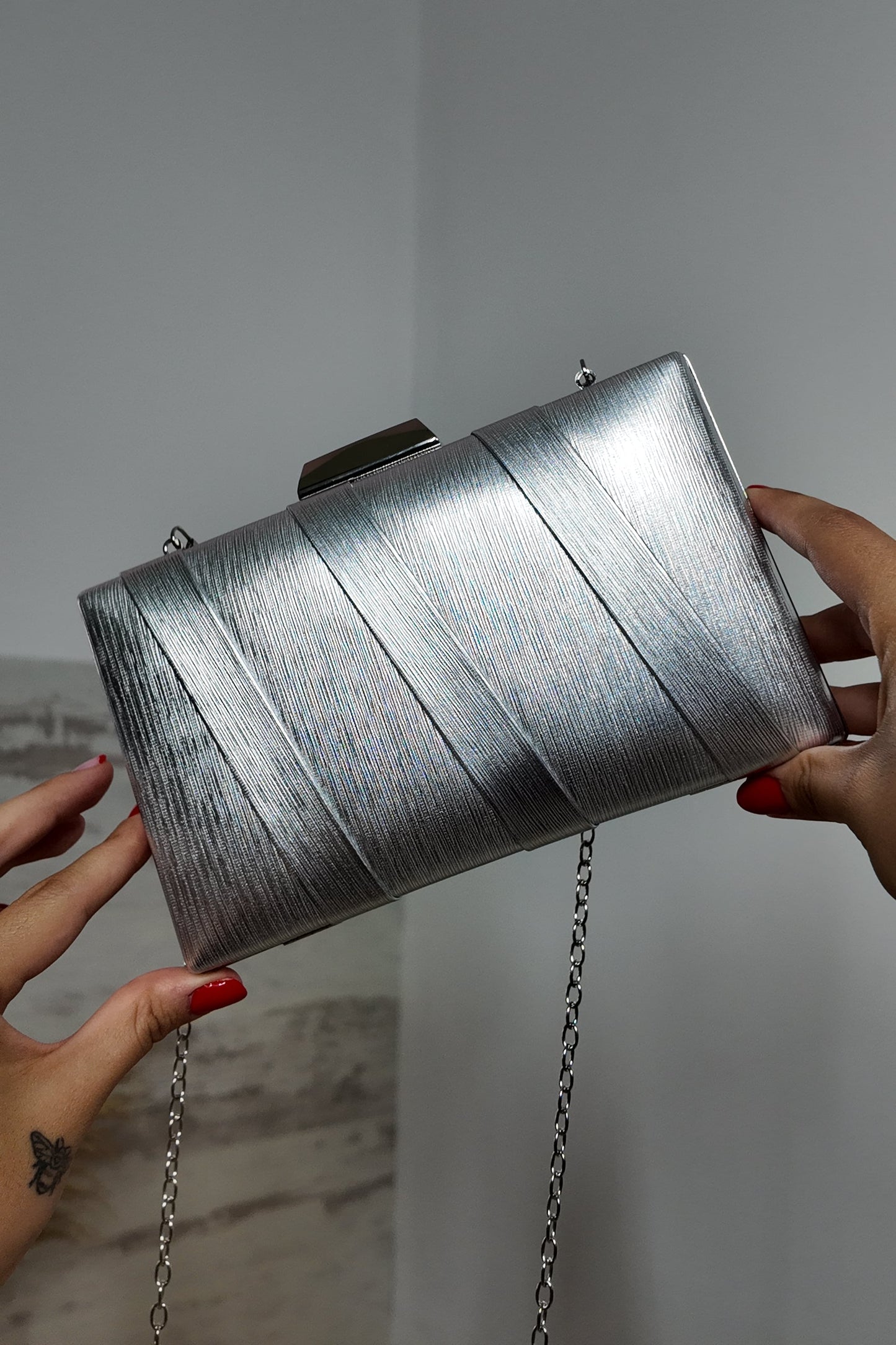 BOLSO PLATA